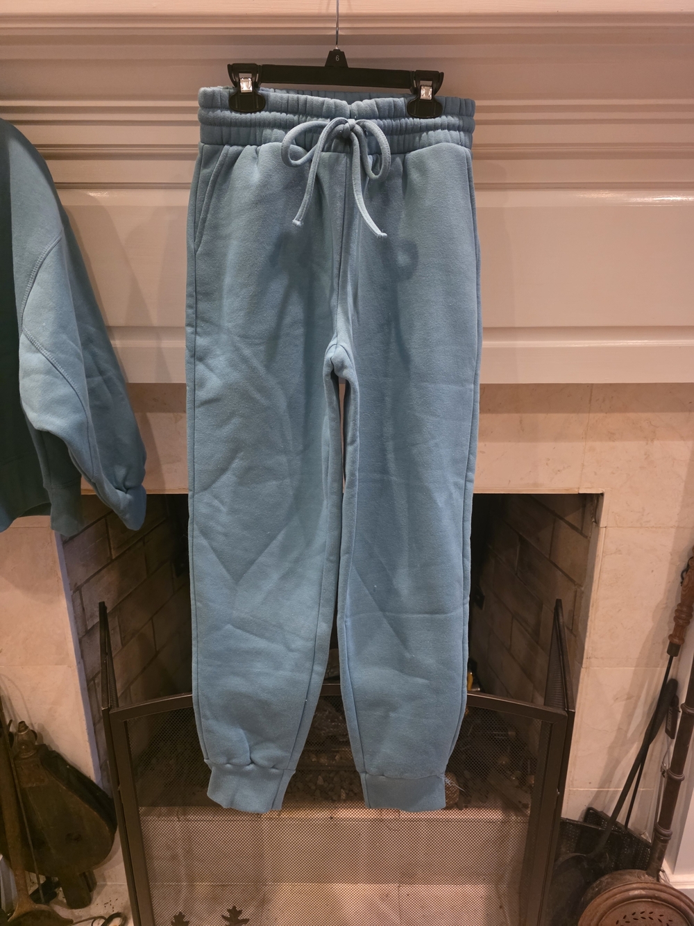 Zenana Outfitters Teal/slate Blue Cozy Sweatshirt & Joggers Set - Picture 5 of 7